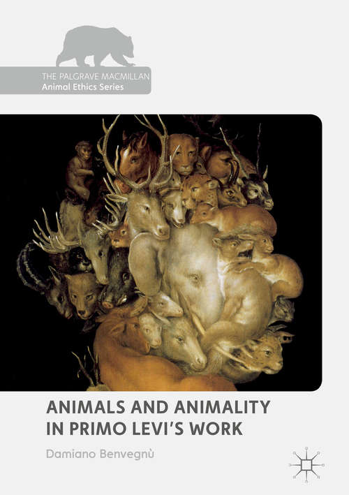 Book cover of Animals and Animality in Primo Levi’s Work