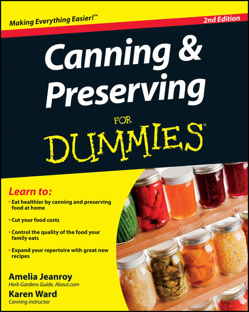 Book cover of Canning and Preserving For Dummies (2)