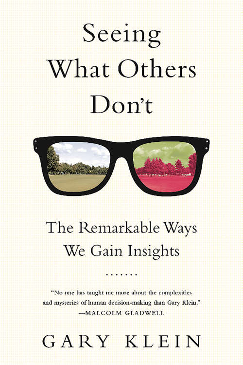 Book cover of Seeing What Others Don't: The Remarkable Ways We Gain Insights