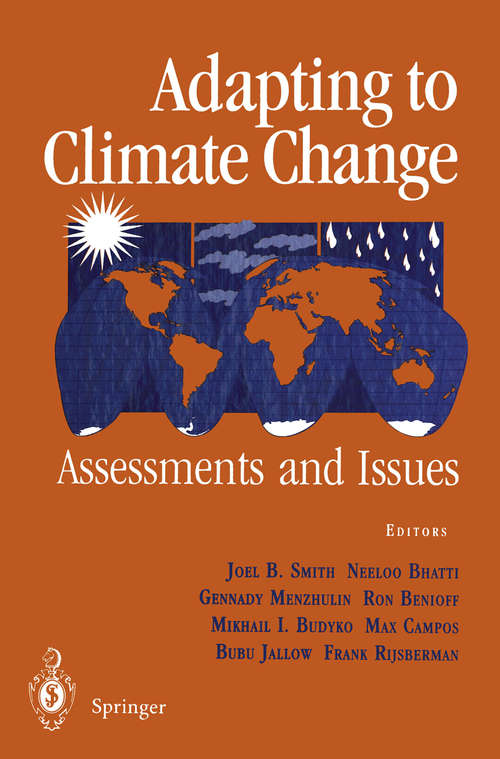 Book cover of Adapting to Climate Change: An International Perspective (1996)