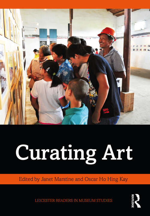 Book cover of Curating Art (Leicester Readers in Museum Studies)