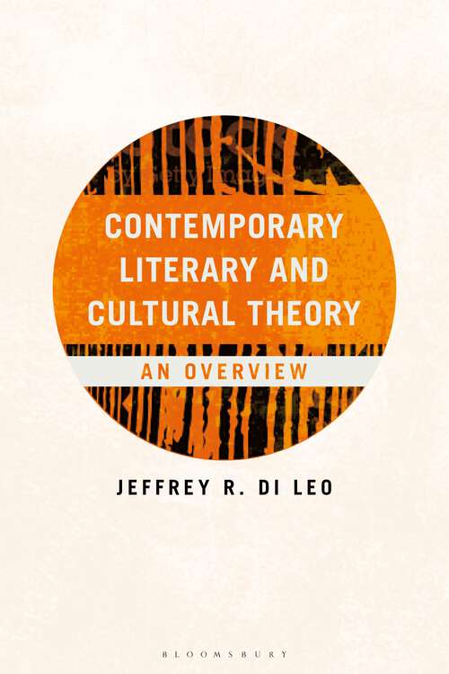 Book cover of Contemporary Literary and Cultural Theory: An Overview