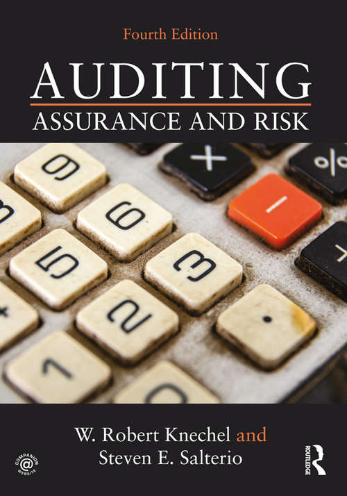 Book cover of Auditing: Assurance and Risk (4) (Routledge Companions In Business, Management And Accounting Ser.)