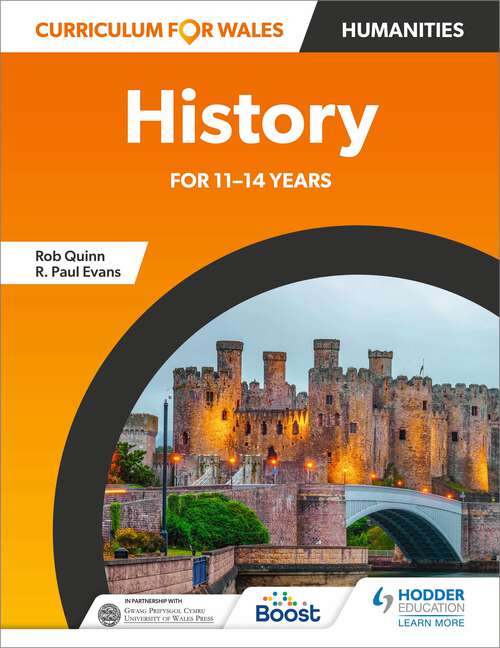 Book cover of Curriculum for Wales: History for 11–14 years