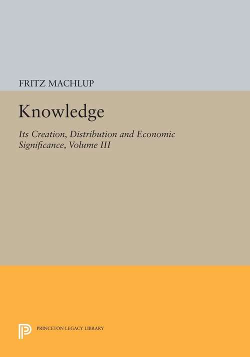 Book cover of Knowledge: The Economics of Information and Human Capital