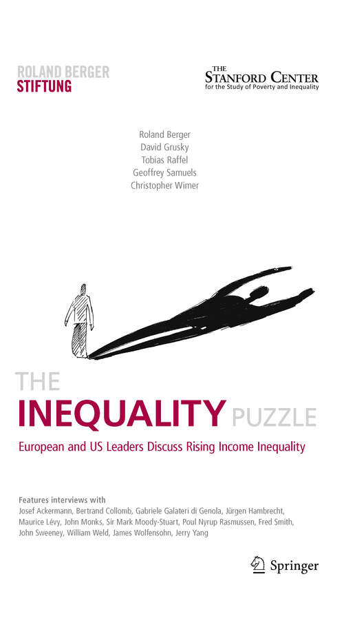 Book cover of The Inequality Puzzle: European and US Leaders Discuss Rising Income Inequality (2010)