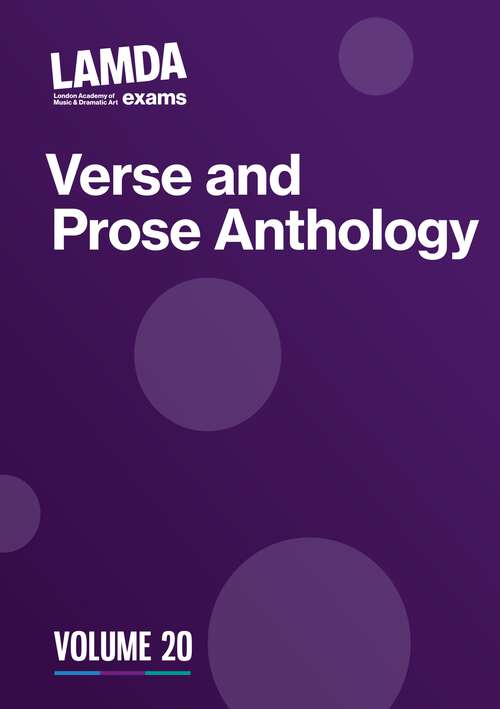Book cover of LAMDA Verse and Prose Anthology: Volume 20