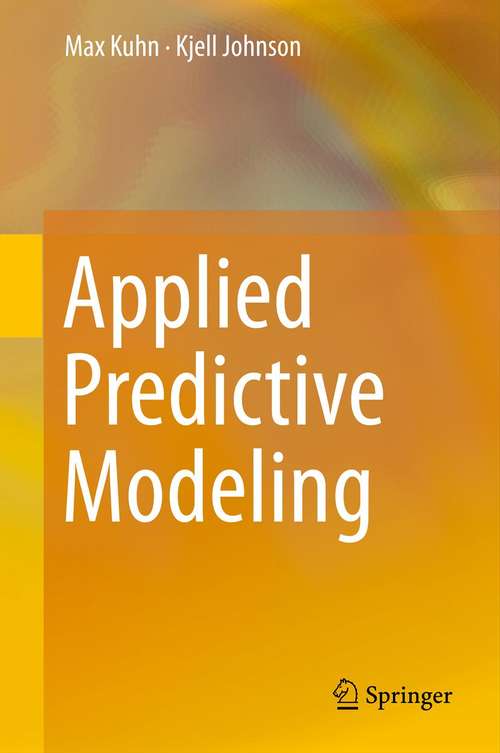 Book cover of Applied Predictive Modeling (2013)