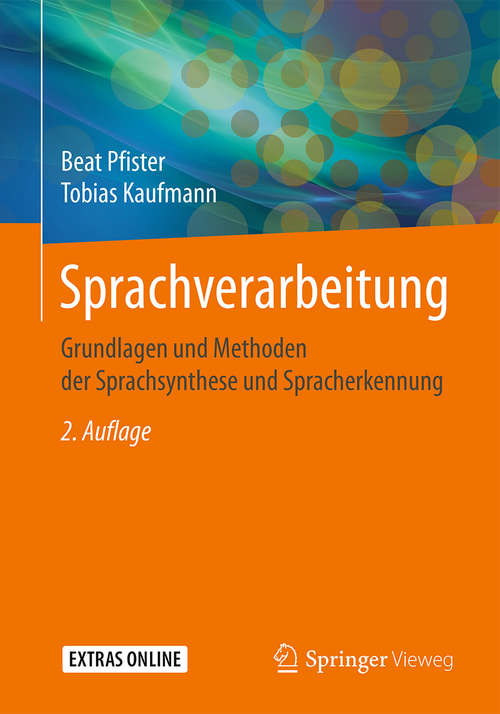 Book cover of Sprachverarbeitung: Grundlagen und Methoden der Sprachsynthese und Spracherkennung