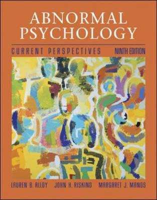 Book cover of Abnormal Psychology: Current Perspectives (PDF) ((9th Edition))
