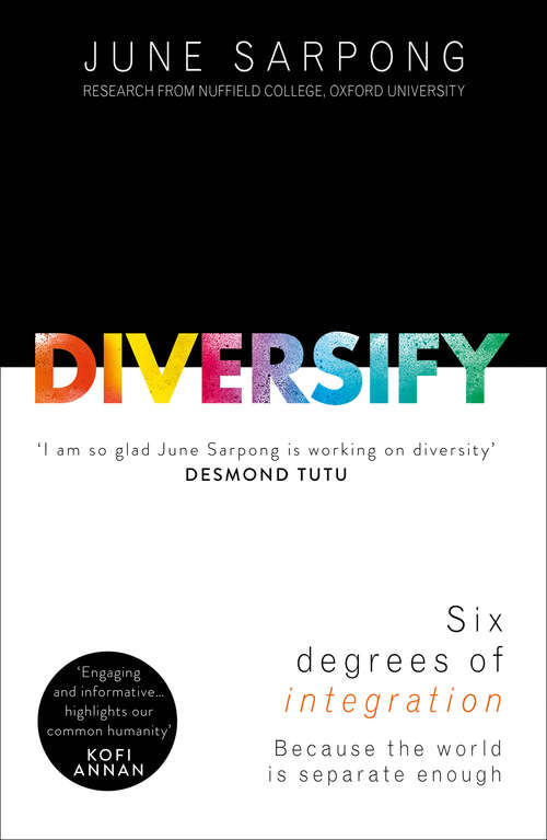 Book cover of Diversify: An award-winning guide to why inclusion is better for everyone (ePub edition)