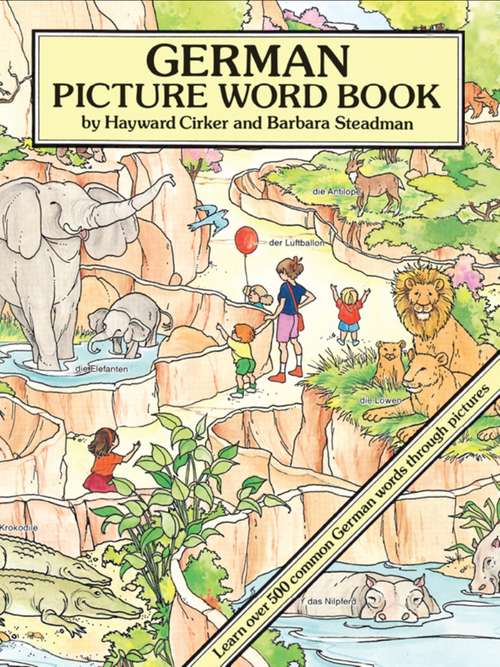 Book cover of German Picture Word Book