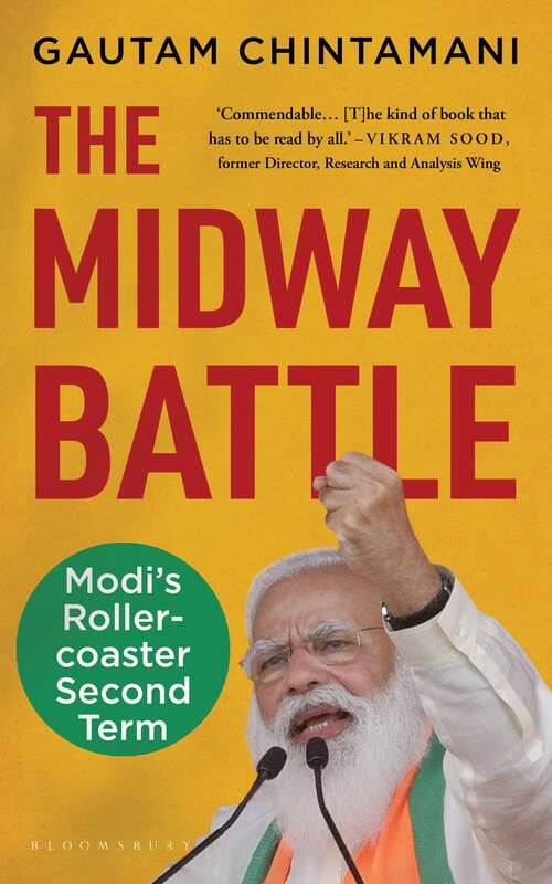 Book cover of The Midway Battle: Modi's Rollercoaster Second Term