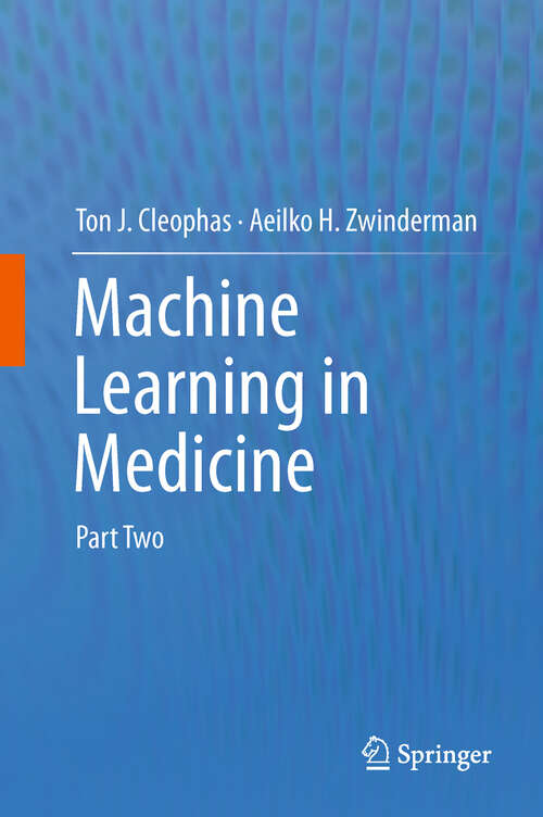 Book cover of Machine Learning in Medicine: Part Two (2013)