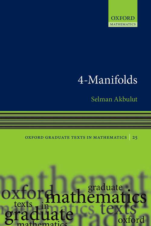 Book cover of 4-Manifolds (Oxford Graduate Texts in Mathematics)