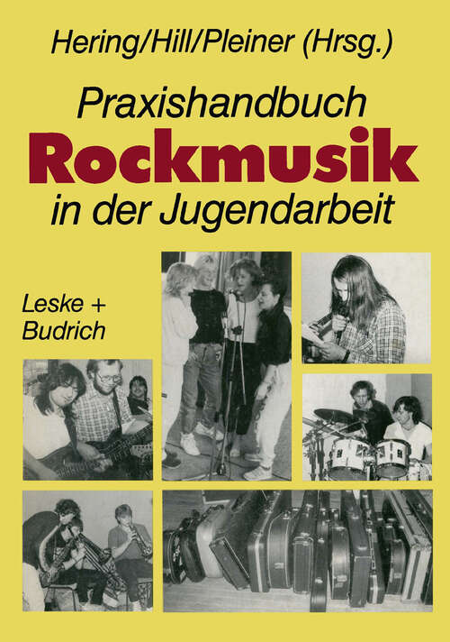 Book cover of Praxishandbuch Rockmusik in der Jugendarbeit (1993)