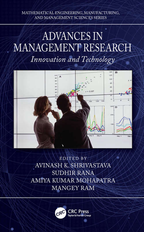 Book cover of Advances in Management Research: Innovation and Technology (Mathematical Engineering, Manufacturing, and Management Sciences)