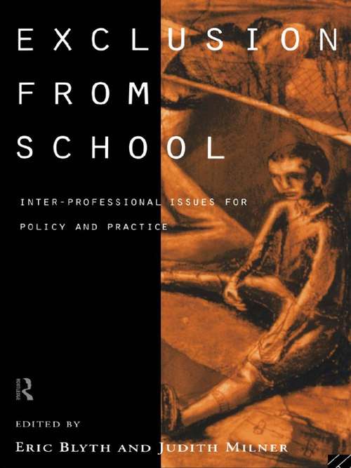 Book cover of Exclusion From School: Multi-professional Approaches To Policy And Practice (PDF)