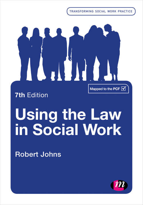 Book cover of Using the Law in Social Work