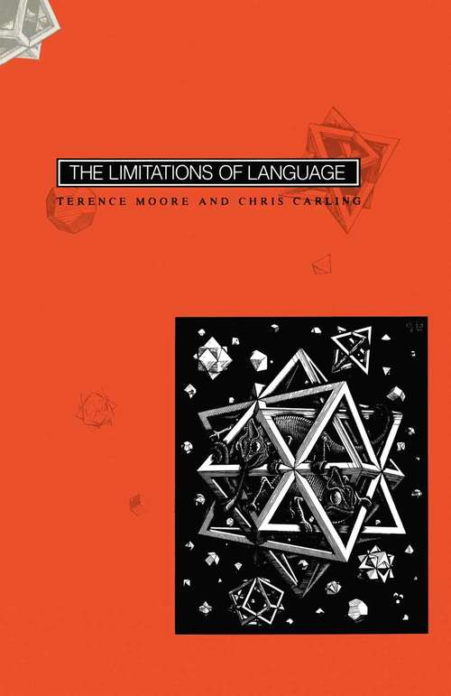Book cover of The Limitations of Language (1st ed. 1988)
