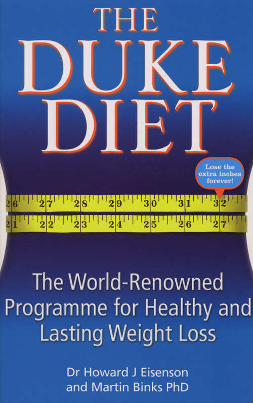 Book cover of The Duke Diet: The world-renowned programme for healthy and sustainable weight loss