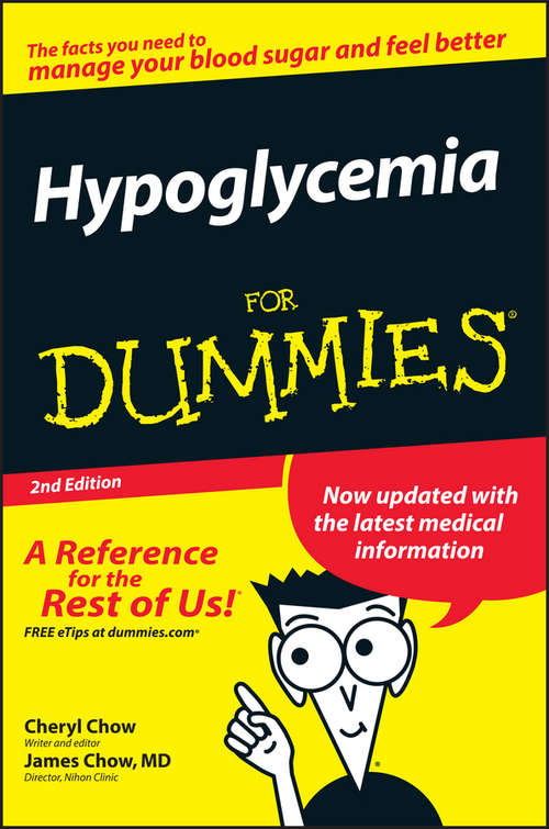Book cover of Hypoglycemia For Dummies (2)