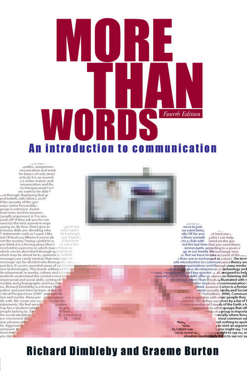 Book cover of More Than Words  E4: An Introduction To Communication (3)