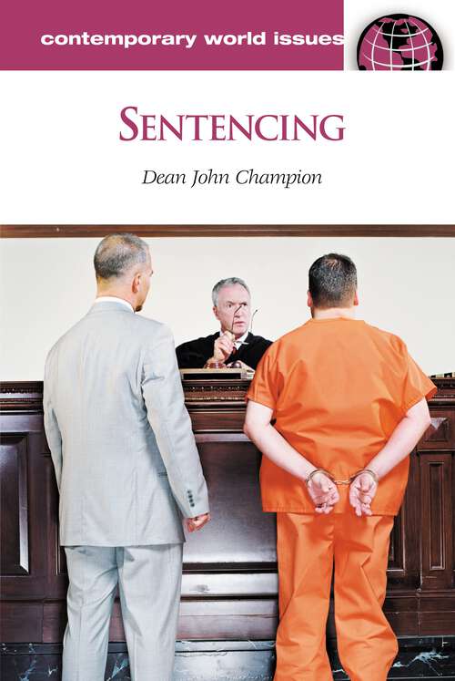 Book cover of Sentencing: A Reference Handbook (Contemporary World Issues)