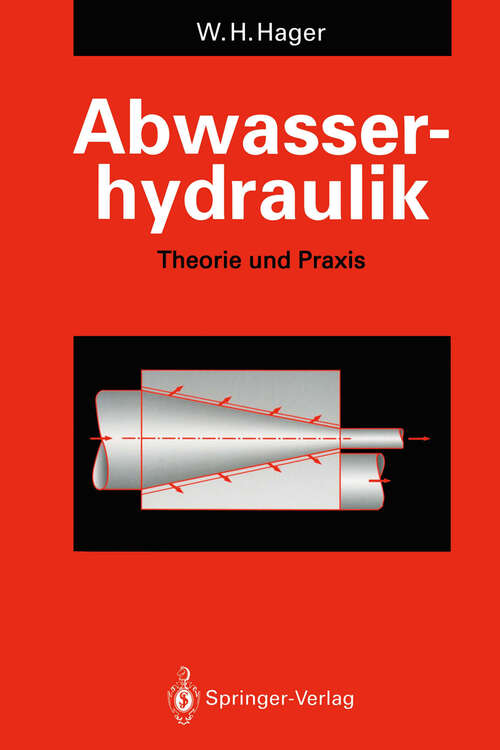 Book cover of Abwasserhydraulik: Theorie und Praxis (1994)