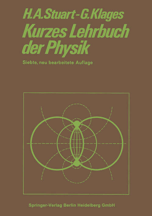 Book cover of Kurzes Lehrbuch der Physik (7. Aufl. 1970)