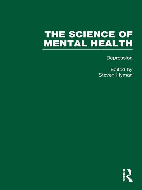 Book cover of Depression: The Science of Mental Health