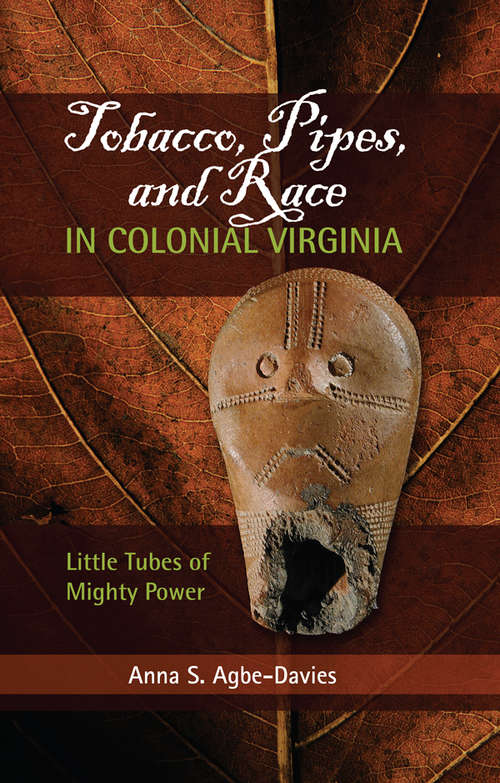 Book cover of Tobacco, Pipes, and Race in Colonial Virginia: Little Tubes of Mighty Power
