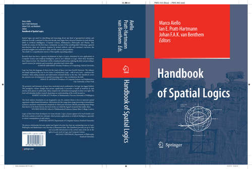 Book cover of Handbook of Spatial Logics (2007)