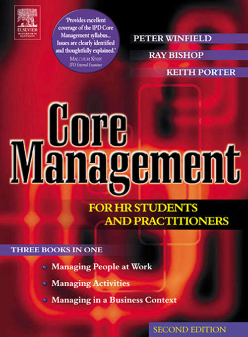 Book cover of Core Management for HR Students and Practitioners