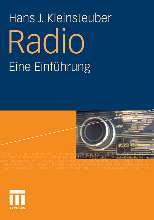 Book cover of Radio: Eine Einführung (2012)