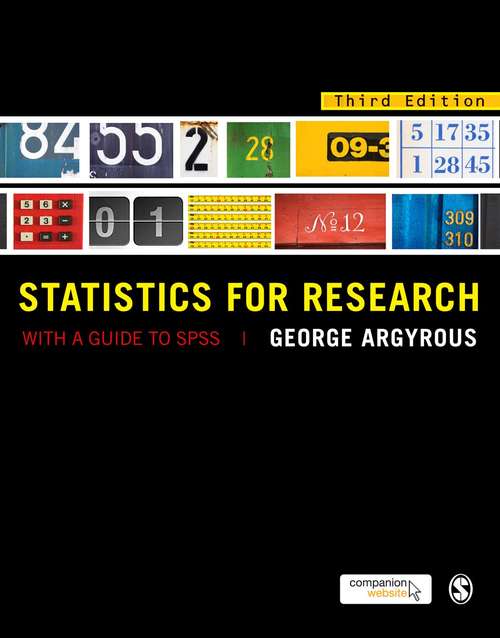 Book cover of Statistics for Research: With a Guide to SPSS (PDF)