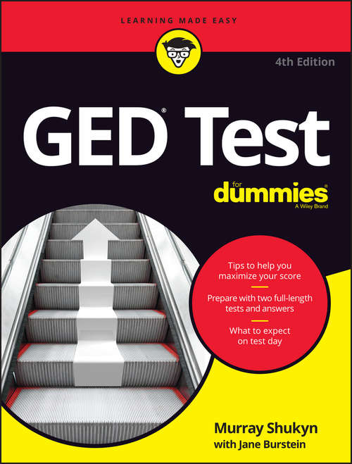 Book cover of GED Test For Dummies (4)