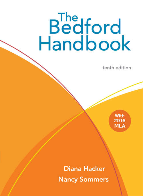 Book cover of The Bedford Handbook (10th Ed)