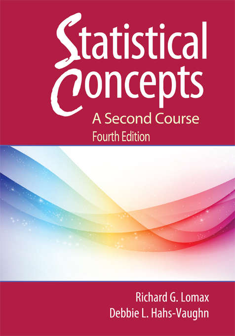 Book cover of Statistical Concepts: A Second Course