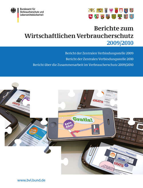 Book cover of Berichte zum Wirtschaftlichen Verbraucherschutz 2009/2010 (2011) (BVL-Reporte #5.7)