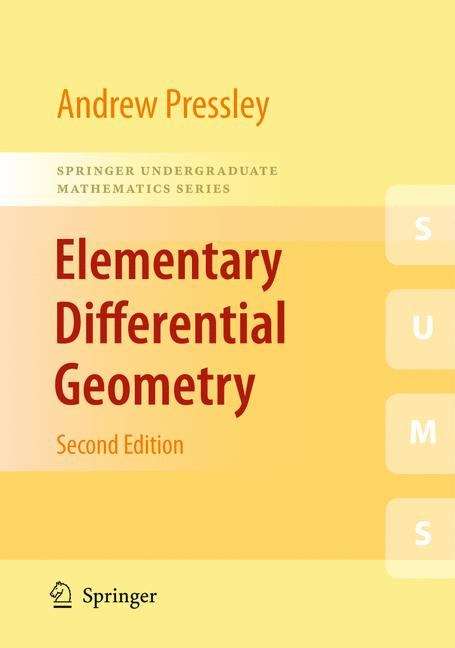 Book cover of Elementary Differential Geometry (Second Edition) (PDF)