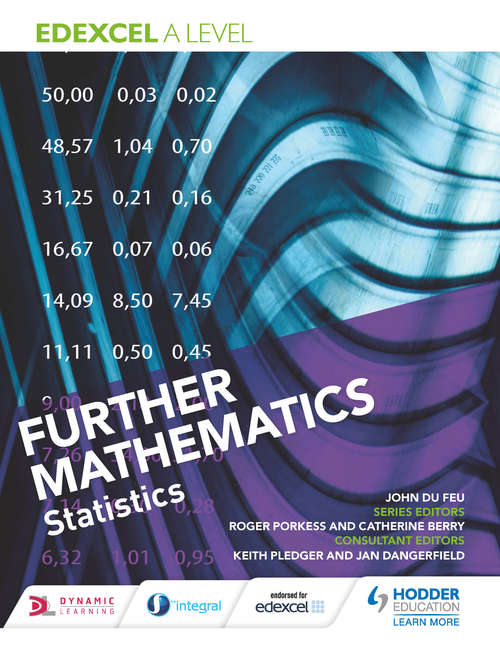 Book cover of Edexcel A Level Further Mathematics Statistics eBook