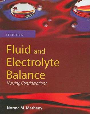 Book cover of Fluid And Electrolyte Balance: Nursing Considerations (PDF)