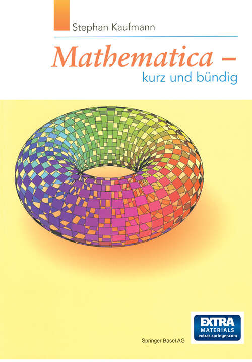 Book cover of Mathematica - Kurz und bündig (1998)