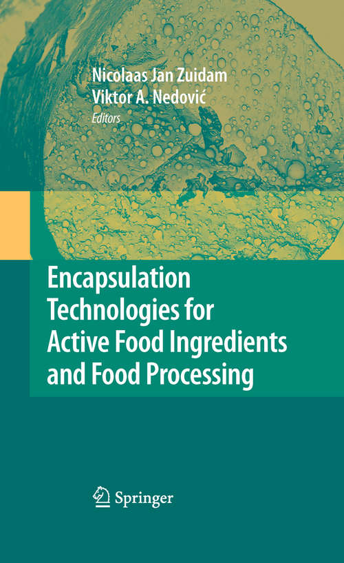 Book cover of Encapsulation Technologies for Active Food Ingredients and Food Processing (2010)