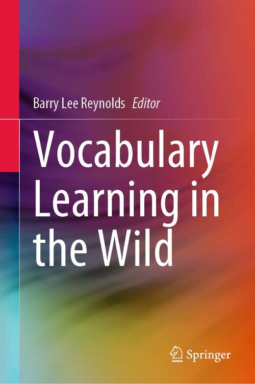 Book cover of Vocabulary Learning in the Wild (1st ed. 2023)
