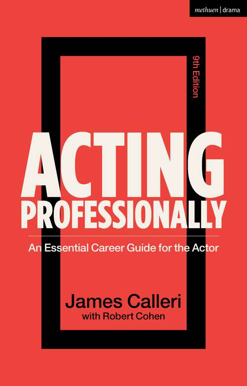 Book cover of Acting Professionally: An Essential Career Guide for the Actor
