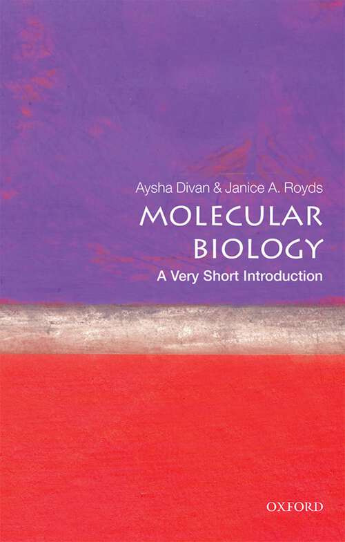 Book cover of Molecular Biology:  A Very Short Introduction (Very Short Introductions)
