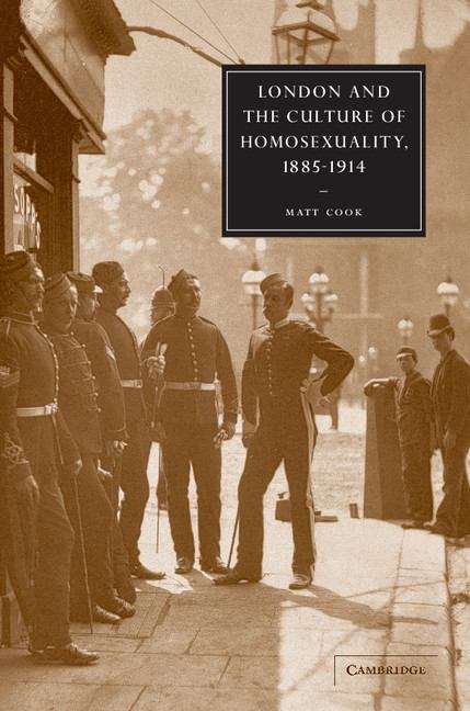 Book cover of London And The Culture Of Homosexuality, 1885-1914 PDF)