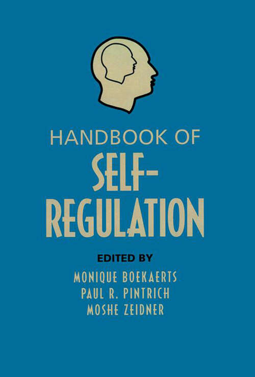 Book cover of Handbook of Self-Regulation